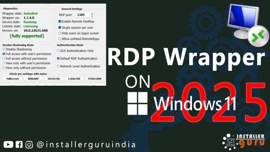 Does RDP Wrapper Support Windows 11?